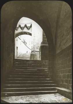 Escalier de l'abbaye (Mont-Saint-Michel)